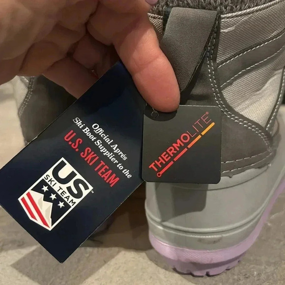 Khombu AVA Waterproof Thermolite snow boots Faux fur lined padded insole Durable - Picture 10 of 13